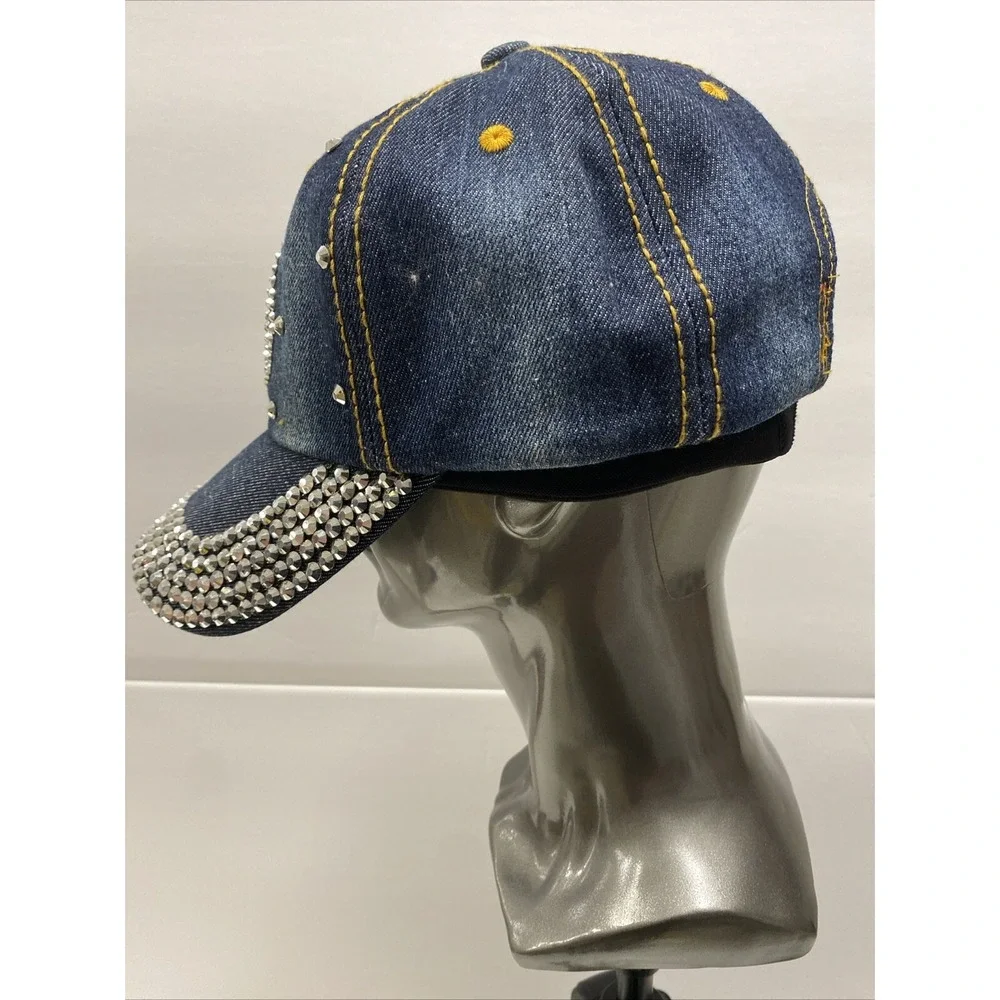 Indianapolis Colts Womens Blue Jean Sparkles Cap NWOT Adjust‎ Strap NFL Manning